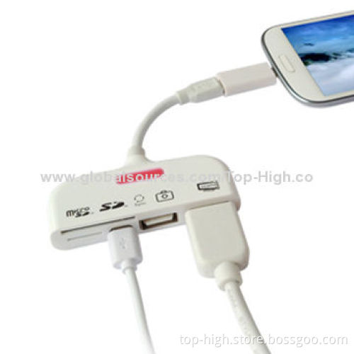 MHL to HDMI adapter card reader 5 in 1 with CE/RoHS/FCC